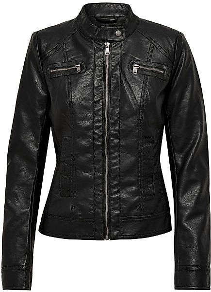 ONLY Lederimitatjacke "ONLBANDIT – Bikerjacke mit figurbetonter Form und Re günstig online kaufen