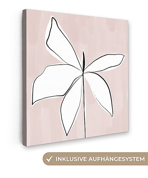 OneMillionCanvasses® Leinwandbild Blume - Abstrakt - günstig online kaufen