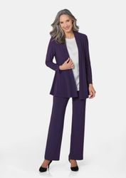 GOLDNER Shirtjacke Leichte Shirtjacke lila mit günstig online kaufen