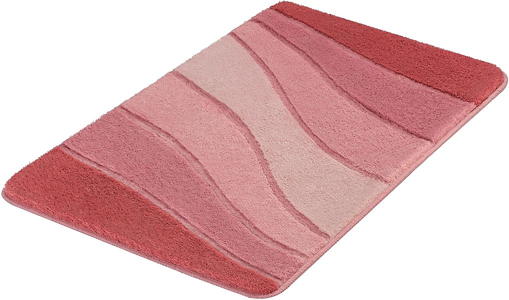 MEUSCH Badematte "Ocean" Höhe 23 mm rutschhemmend beschichtet fußbodenheizu günstig online kaufen