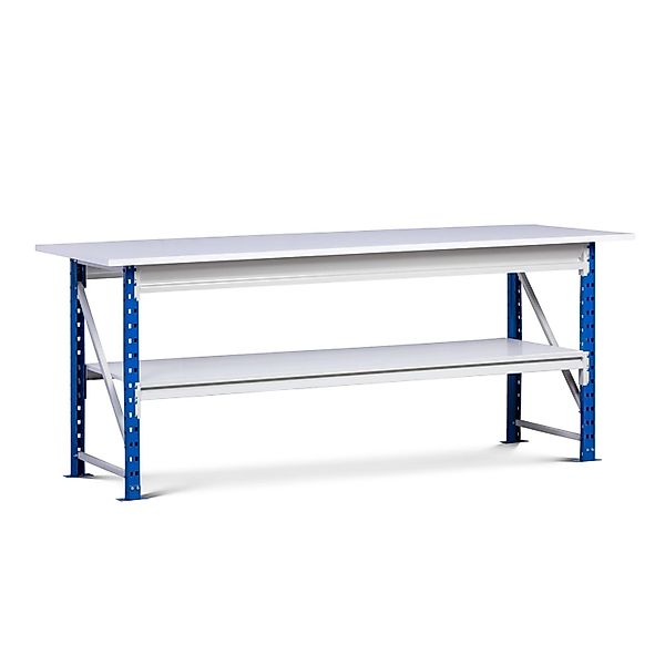 PROREGAL Werkbank Maximus HxBxT 83 x 200 x 80 cm Traglast 280 kg 2 Ebene Li günstig online kaufen