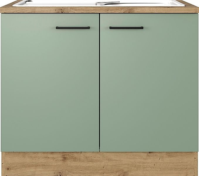 Flex-Well Spülenschrank "Cara" 2 Stk. tlg. (B x H x T) 100 x 85 x 60 cm, in günstig online kaufen