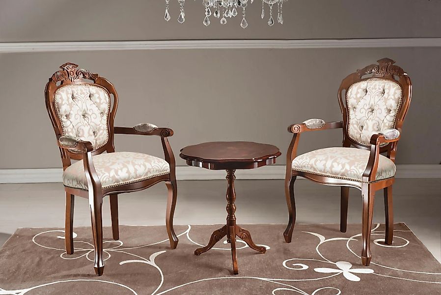 Home affaire Polsterstuhl "VENEZIANA 921/B" () mit Armlehnen, 1 Stück günstig online kaufen