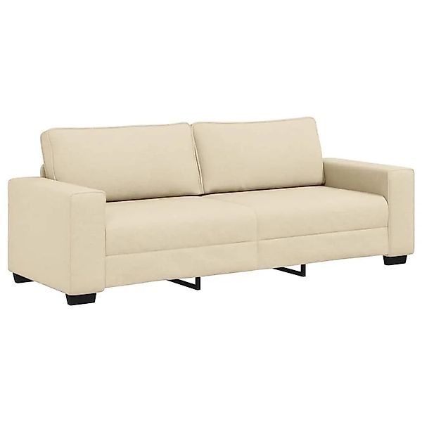 vidaXL 3-Sitzer-Sofa Creme 180 cm Stoff 4105183 günstig online kaufen