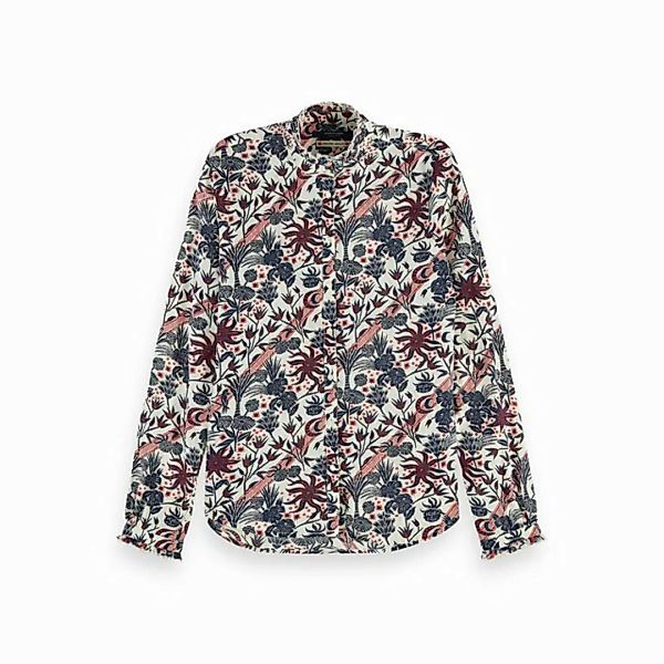 Maison Scotch Blusenshirt Maison Scotch Damen Bluse Cotton Allover Printed günstig online kaufen