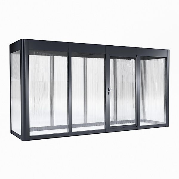 SunElements Gewächshaus SunGarden Anthrazit 5,7 m² günstig online kaufen