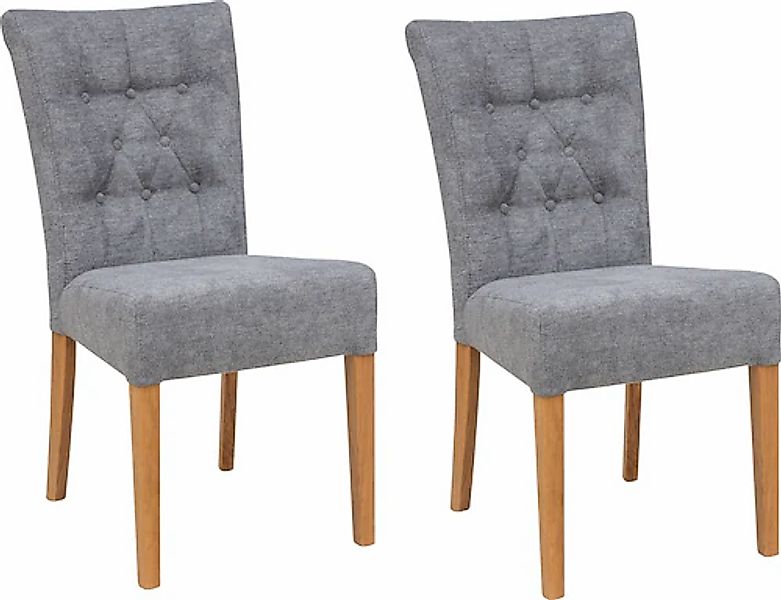 Home affaire Polsterstuhl »Queen« (Set) 6 Stk.Esszimmerstuhl mit Knopfheftu günstig online kaufen