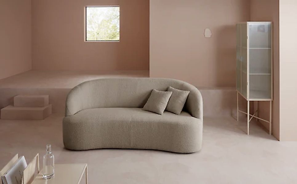 LeGer Home by Lena Gercke 3-Sitzer "Dilara" gerundete Rückenlehne und Front günstig online kaufen
