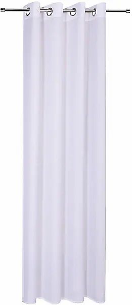 Gerster Vorhang »Austen«, (1 St.), recyceltes Polyester, monochrom, samt, T günstig online kaufen