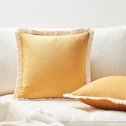 BYSURE Kissenbezüge, (2 Stück), Quasten Kissenbezug günstig online kaufen