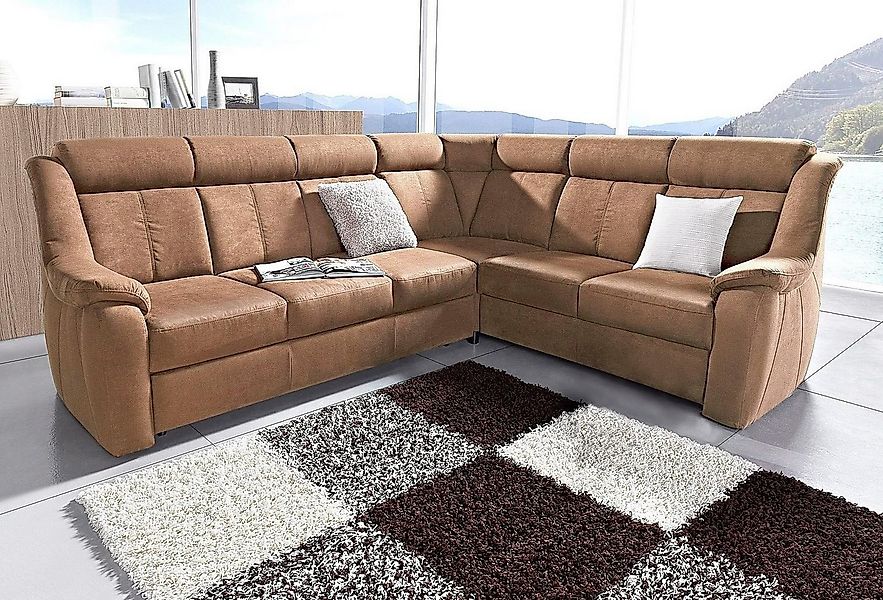 sit&more Ecksofa Basel L-Form, wahlweise mit Relaxfunktion günstig online kaufen