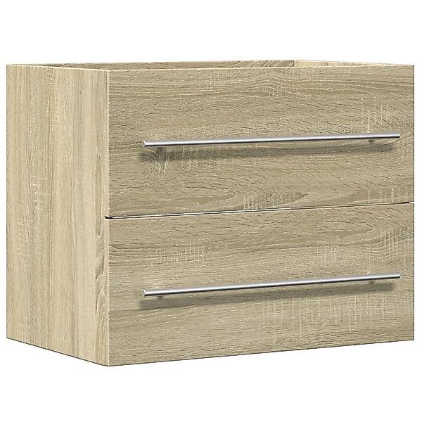vidaXL Badezimmer-Set Waschbeckenunterschrank Sonoma-Eiche 60x38,5x48cm Hol günstig online kaufen