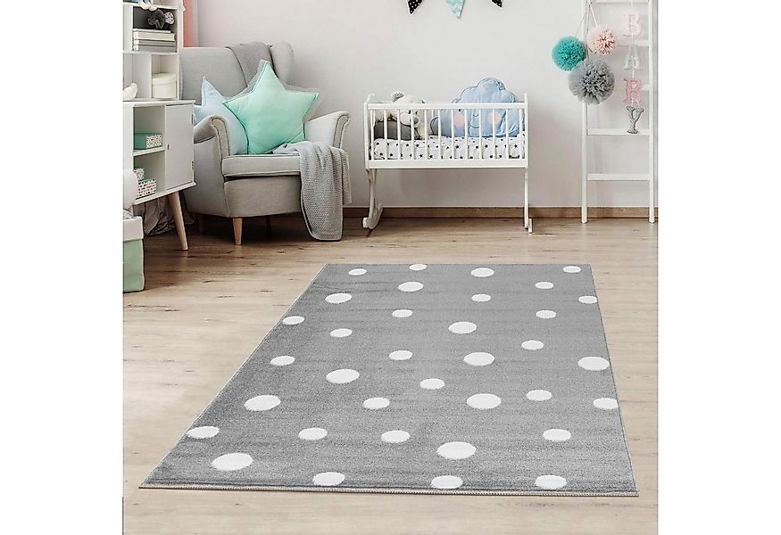 Jimri Kinderteppich DOT´S Teppiche für Kinderzimmer, Kinderzimmerteppich, T günstig online kaufen