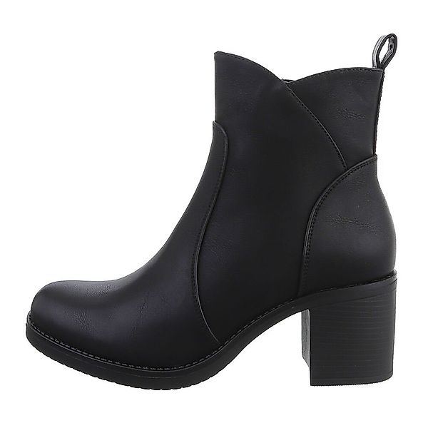 Ital-Design Damen Elegant Stiefelette (81775037) Blockabsatz günstig online kaufen