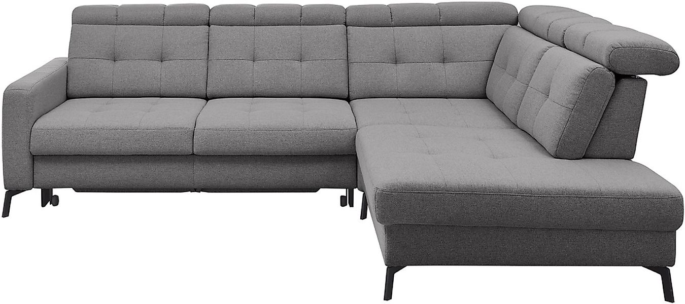 Musterring Ecksofa "MR 4615", mit Kopf- und Rückenverstellung, Metallfuß sc günstig online kaufen