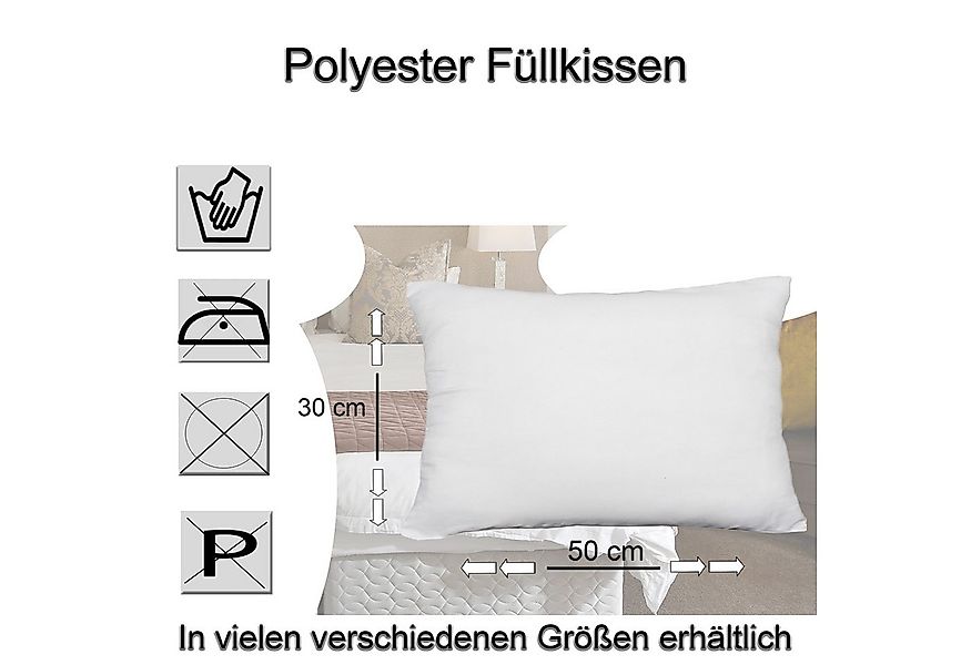 Haus und Deko Kopfkissen Kopfkissen Füllkissen Kissenfüllung Couchkissen De günstig online kaufen