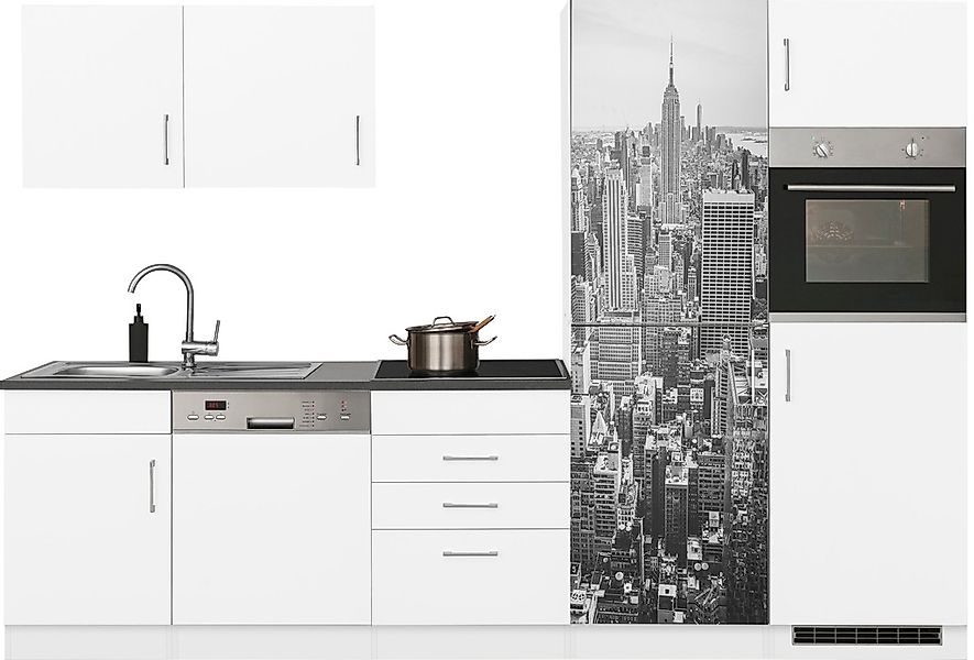 KOCHSTATION Küchenzeile "KS-Paris – Küchen mit einzigartigen Fotomotiven au günstig online kaufen