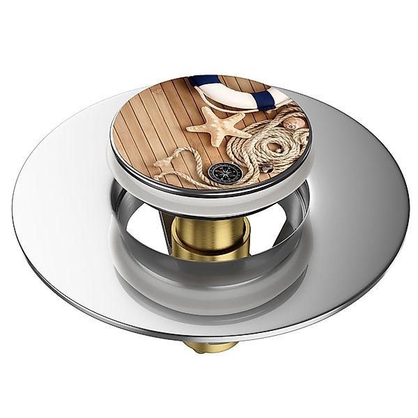 Sanilo Pop Up Waschbeckenstöpsel Maritime günstig online kaufen