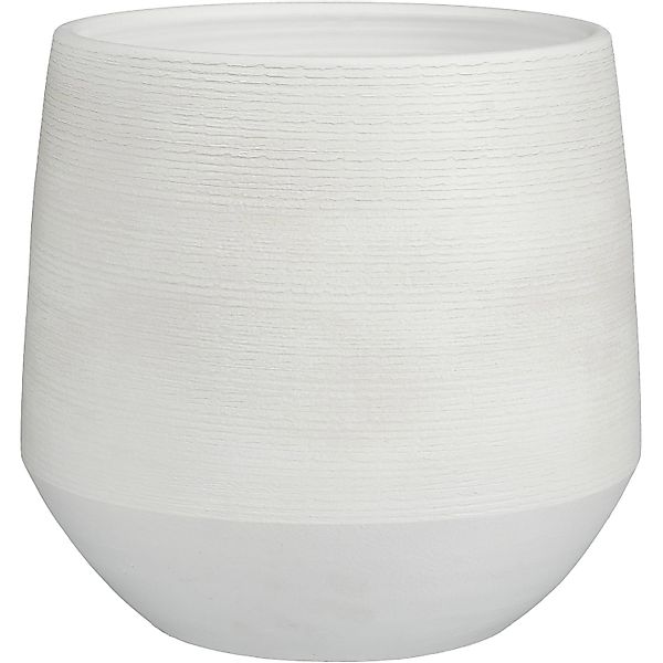 Mica Decorations Übertopf Evora Ø 30 cm x 28 cm Offwhite günstig online kaufen