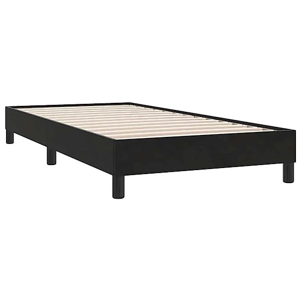 vidaXL Bettgestell Ohne Matratze Schwarz 90x210 cm Samt 4101339 günstig online kaufen