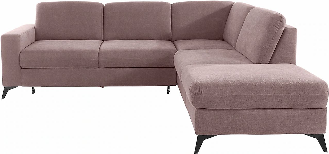 PLACES OF STYLE Ecksofa "Lolland L-Form" Wahlweise mit Bettfunktion und Sta günstig online kaufen