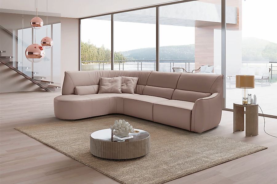 Egoitaliano Ecksofa "Puffy, extravagant & edel, Retro Designsofa, hoher Sit günstig online kaufen