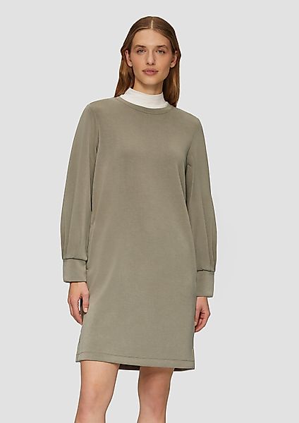 s.Oliver Minikleid Kleid Scuba-Kleid mit Faltendetail günstig online kaufen