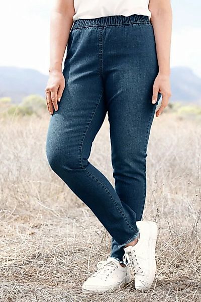 MIAMODA 5-Pocket-Jeans Jeans mit Fransen günstig online kaufen