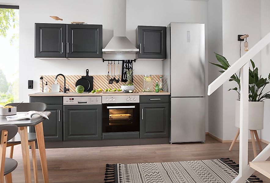 KOCHSTATION Küchenzeile KS-Stockholm, Breite 220 cm, günstig online kaufen
