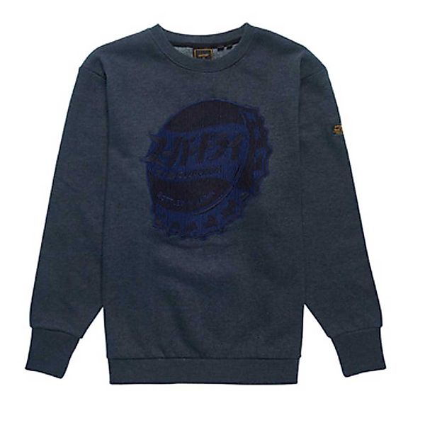 Superdry Workwear Sweatshirt M-L Eclipse Navy Marl günstig online kaufen