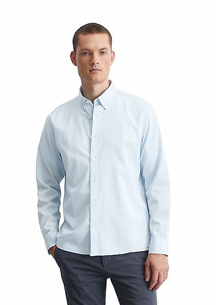 Marc OPolo Langarmhemd regular fit aus Bio-Baumwolle, Button-down-Kragen, m günstig online kaufen