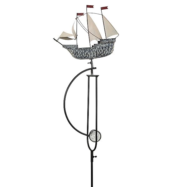Moritz Gartenstecker Windspiel Segelschiff Gartenpendel Gartenfigur günstig online kaufen