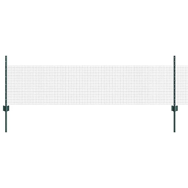 vidaXL Gartenzaun Zaun mit Pfosten Grün günstig online kaufen