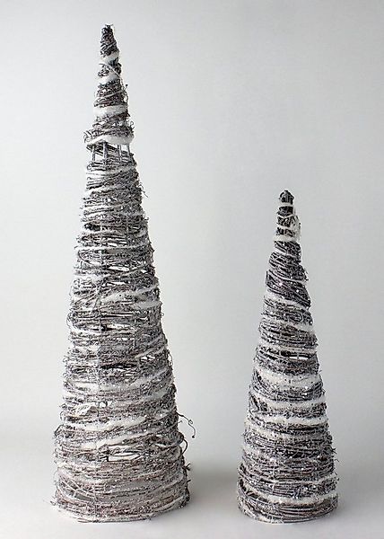 Lucht Dekofigur Glitter Pyramiden 60cm von Lucht günstig online kaufen