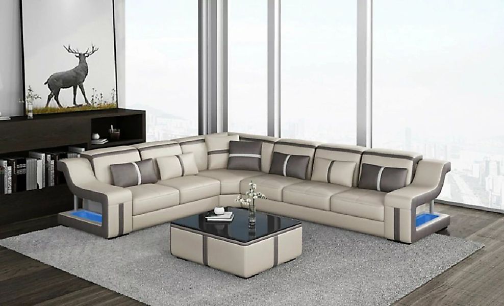 JVmoebel Ecksofa Ecksofa Sofa Couch Polster L-Form Wohnlandschaft, Große L- günstig online kaufen