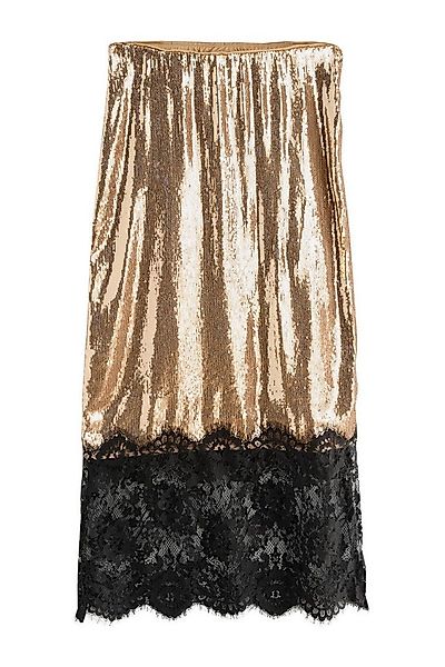 Next Midirock Pailletten-Midirock mit Spitzenbesatz (1-tlg) günstig online kaufen