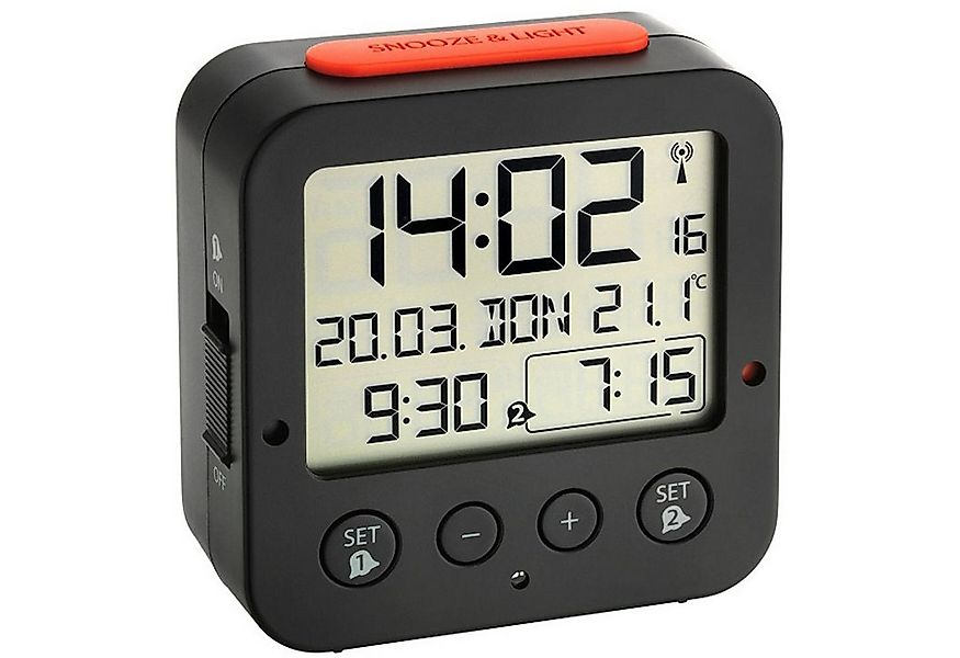 TFA Dostmann Funkwecker Bingo TFA 60.2528 digitaler Reisewecker günstig online kaufen