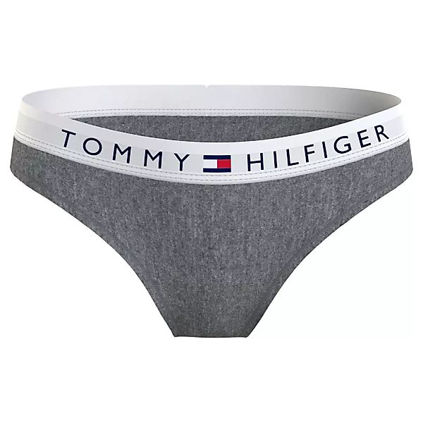 Tommy Hilfiger – Original – Tanga aus Baumwolle in Grau günstig online kaufen