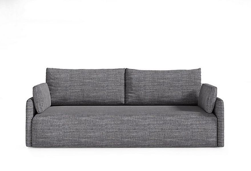 moebelfaktor Schlafsofa Mino 3-Sitzer Berlin strukturierter Stoff, mit Ausk günstig online kaufen
