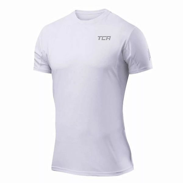 TCA T-Shirt TCA Herren Atomic T-Shirt - Weiss, Quickdry, Traningsshirt (1-t günstig online kaufen