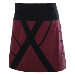 PUREWONDER Wickelrock Damen Rock mit Mandala-Blume günstig online kaufen