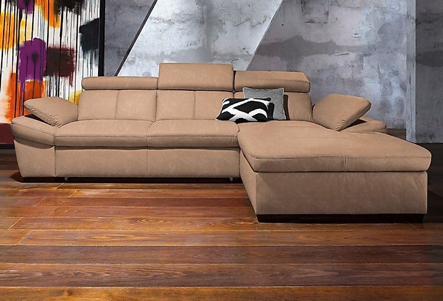 exxpo - sofa fashion Ecksofa »Salerno, klassisch modernes Funktionssofa, ho günstig online kaufen