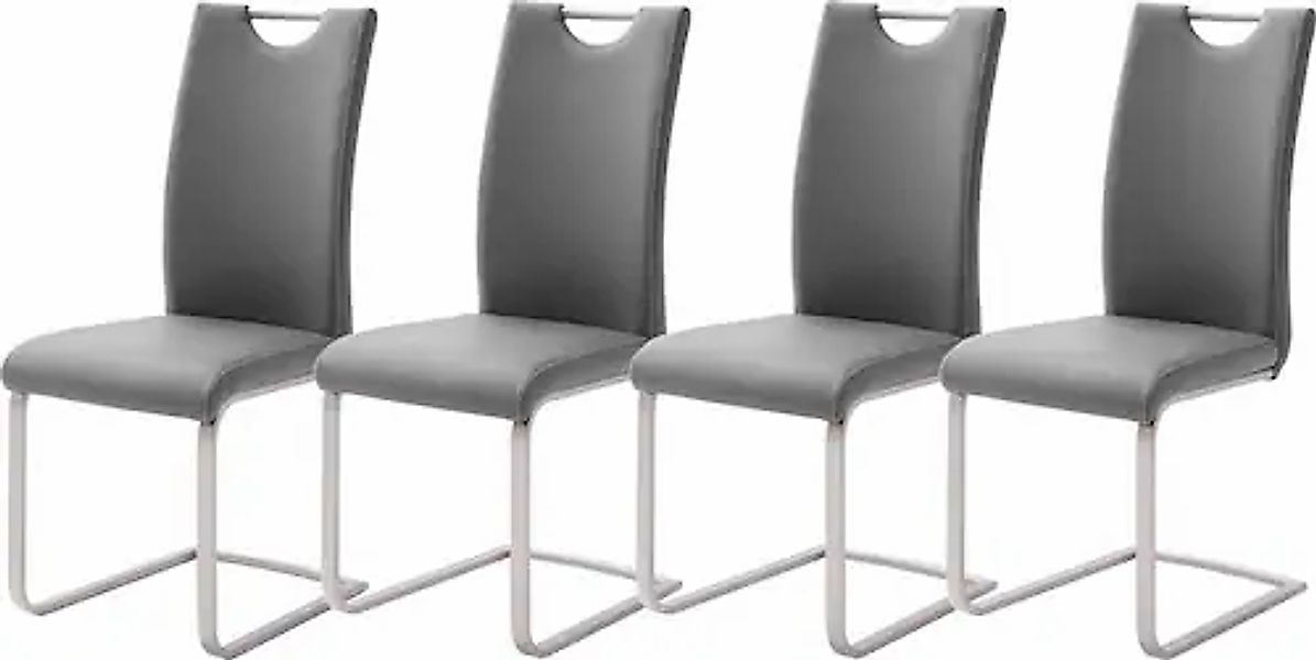 MCA furniture Freischwinger »Paulo«, (Set), 4 St., Kunstleder, Stuhl belast günstig online kaufen
