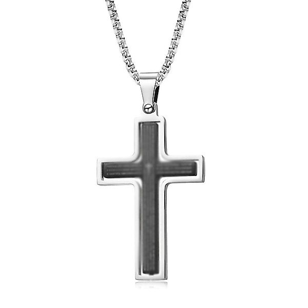 RWEUOQ Kreuzkette Herren-Halskette mit Anhänger Kreuz-Halskette günstig online kaufen