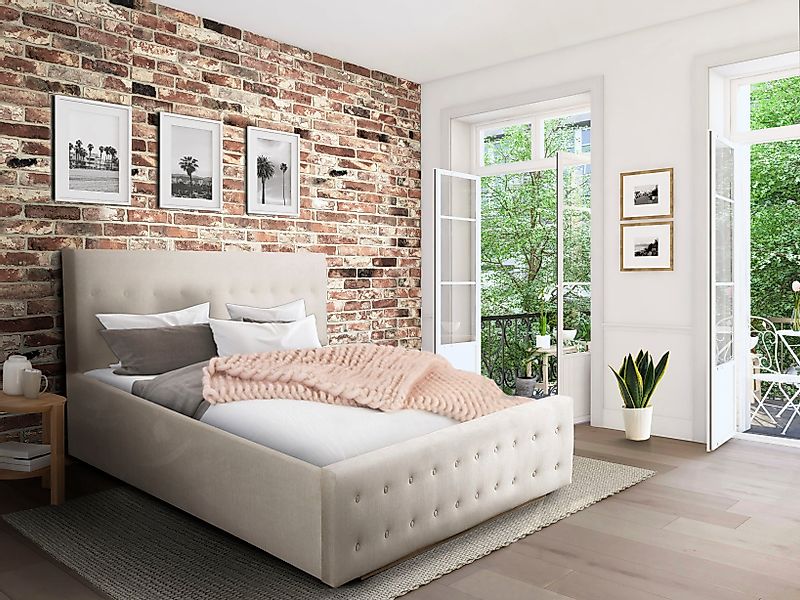 Home affaire Polsterbett "Vaine", in 5 Breiten, auch in Länge 220 cm, incl. günstig online kaufen