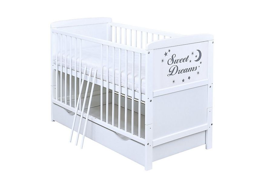 Baby-Delux Babybett Sweet Dreams Bettkasten, Kinderbett Gitterbett 140x70 w günstig online kaufen