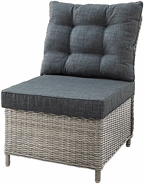 Destiny Loungesessel "PALMA", Aluminium, Polyrattan, inkl. Auflagen günstig online kaufen