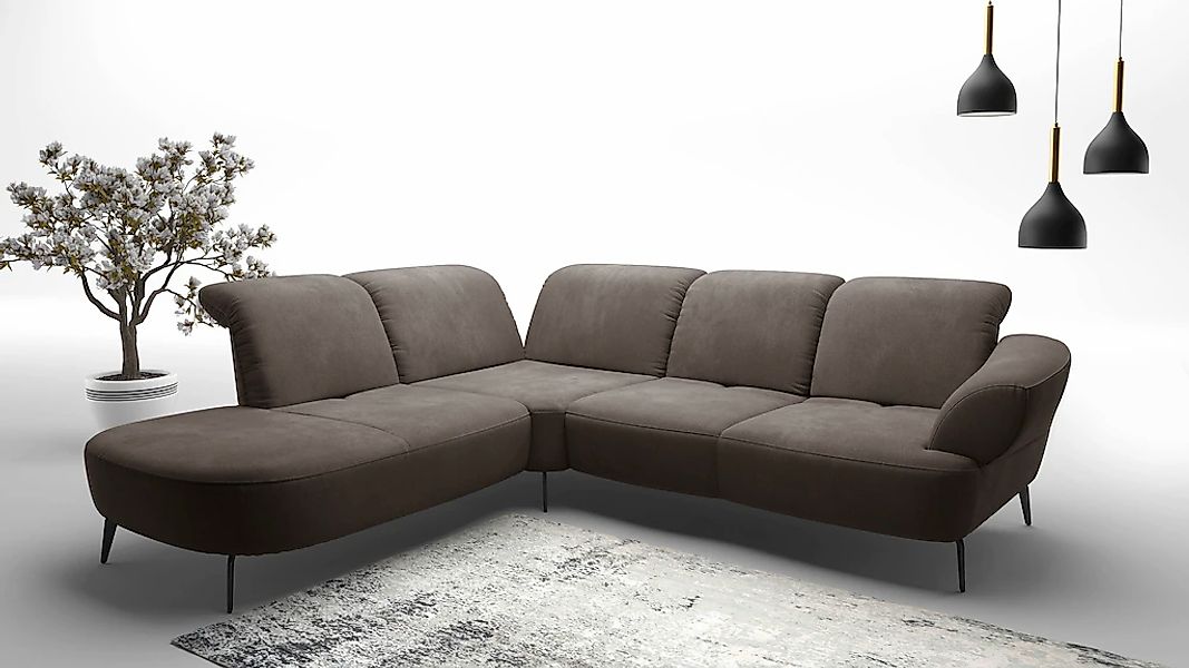 sit&more Ecksofa "Dance", inkl.System Click&Seat und Sitztiefenverstellung günstig online kaufen