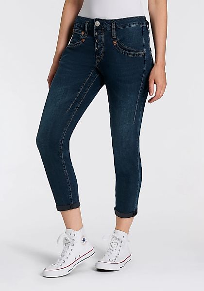 Herrlicher 7/8-Jeans "Shyra Cropped Denim Stretch", mit halb verdeckter Kno günstig online kaufen