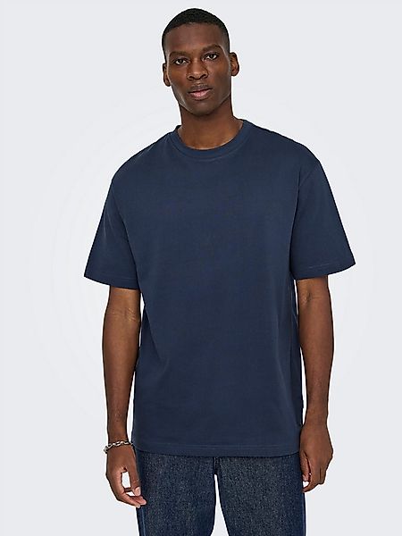 ONLY & SONS Rundhalsshirt ONSFRED RLX SS TEE Baumwolle, relaxed fit günstig online kaufen